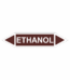 Značení dle ČSN - Oboustranné potrubní šipky: Ethanol