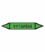 Značení dle ČSN - Oboustranné potrubní šipky: Vytápění