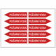 Jednosměrná potrubní šipka - Požární voda