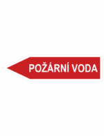 Jednosměrná potrubní šipka - Požární voda - Obrázek 5