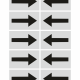 Grid of eight grey tiles with bold black arrows: left column arrows point right, right column arrows point left (bi-directional arrows).