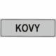 Kovy - text bez symbolu