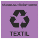 Nádoba na tříděný odpad - textil