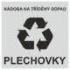 Nádoba na tříděný odpad - plechovky