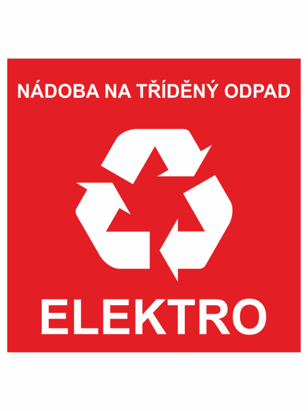 Nádoba na tříděný odpad - elektro