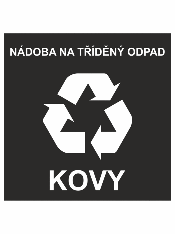 Nádoba na tříděný odpad - kovy