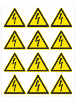 Elektrické napětí ISO 7010 - Obrázek 2