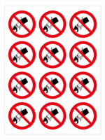 Nehaste vodou ISO 7010 - Obrázek 2