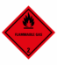 Značení nebezpečných látek a obalů - Symboly ADR: Flammable Gas (ADR Třída 2.1)