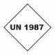Značení nebezpečných látek a obalů - UN čísla a nápisy: UN 1987 (Alkoholy) - Kosočtverec