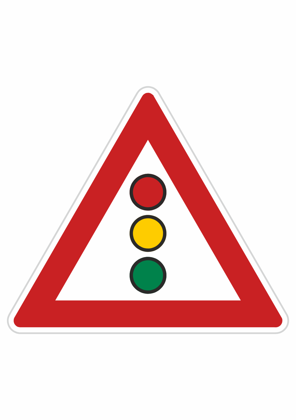 dz a10 Dopravní značky plechové - Výstražné: Světelné signály (A10)