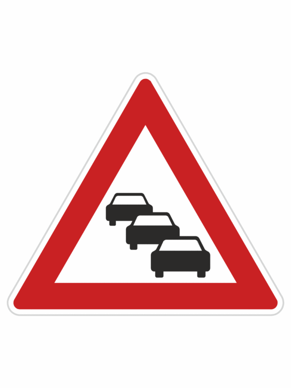 Dopravní značky plechové - Výstražné: Kolona (A23)