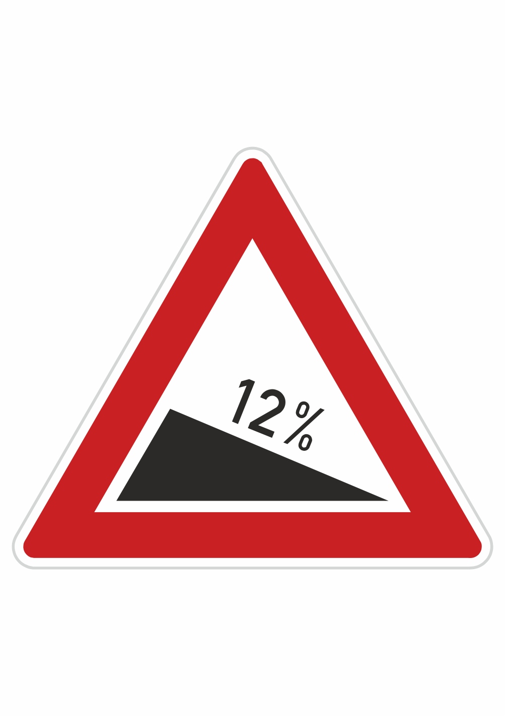 dz a5a Dopravní značky plechové - Výstražné: Nebezpečné klesání (A5a)