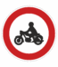 Dopravní značky plechové - Zákazové: Zákaz vjezdů motocyklů (B7)