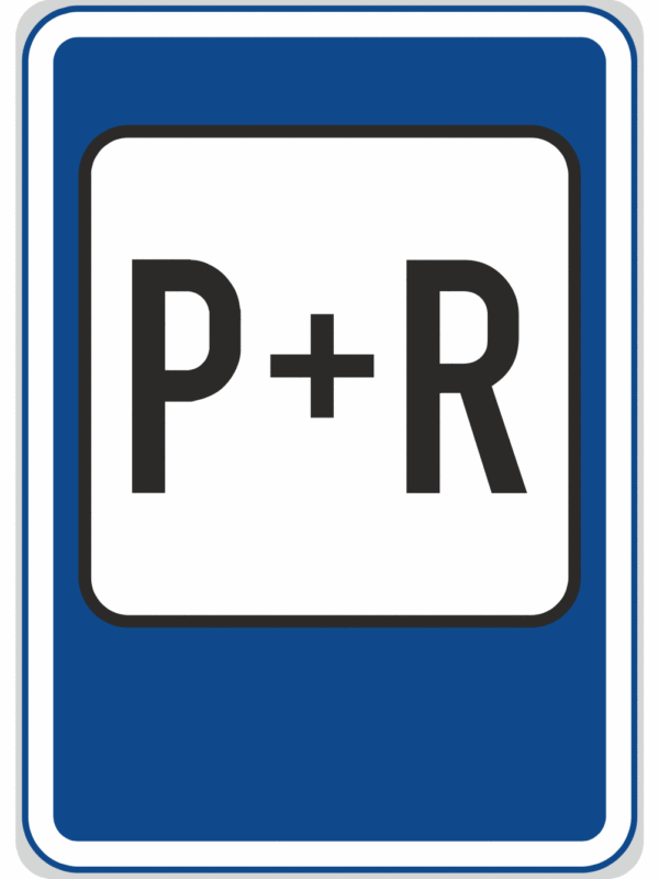 Dopravní značky plechové - Informativní: P+R (IP13d)