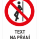 Tabulka Neopírat se - Váš text