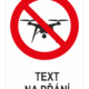 Zákaz dronů - Váš text
