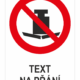 Nezatěžovat - Váš text