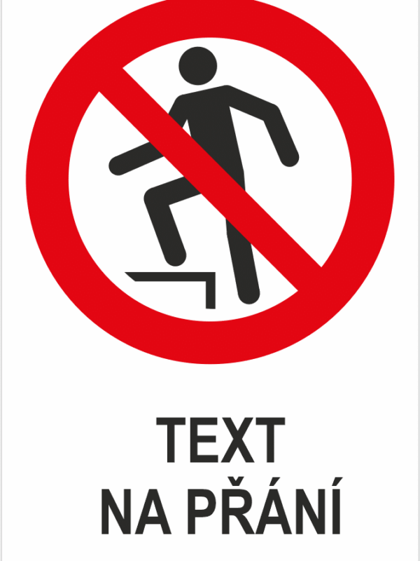 Nešlapat na povrch - Váš text