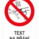 Zákaz horkých prací - Váš text