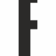 Čísla a písmena - Písmeno na magnetické fólii: F