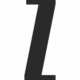 Čísla a písmena - Písmeno na magnetické fólii: Z