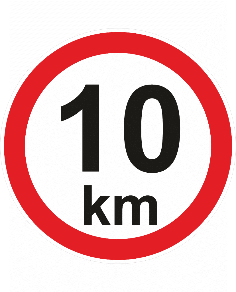 nejvyšší rychlost 10 Nejvyšší povolená rychlost - 10 km - Obrázek 1