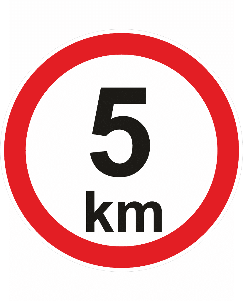 nejvyšší rychlost 5 Nejvyšší povolená rychlost - 5 km - Obrázek 1