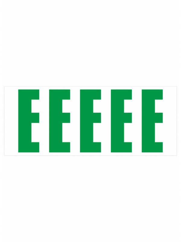Samolepicí E zelená