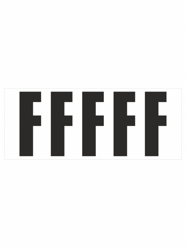 Samolepicí F černá