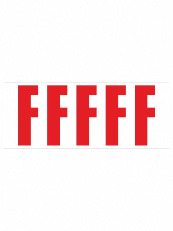 Samolepicí F červená