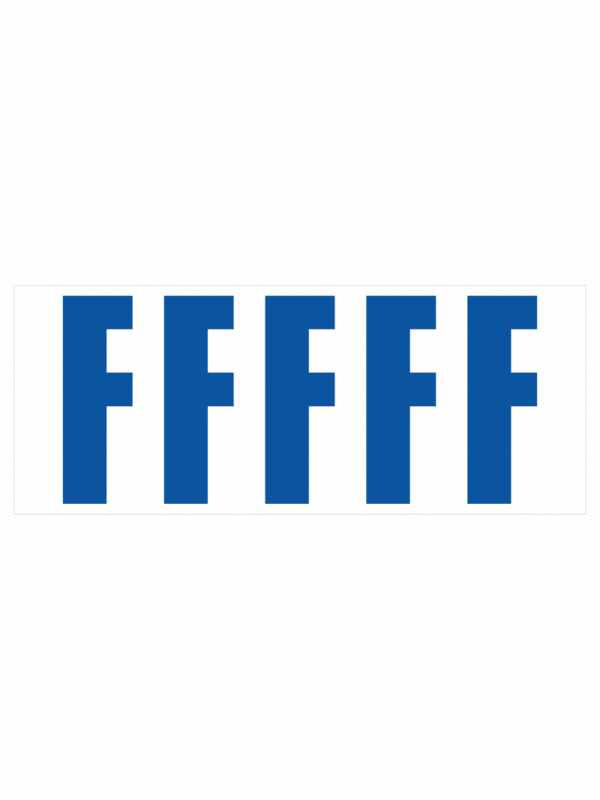 Samolepicí F modrá