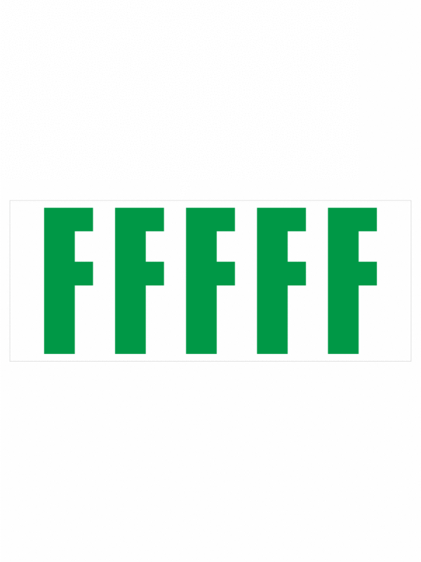 Samolepicí F zelená