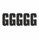 Samolepicí G černá