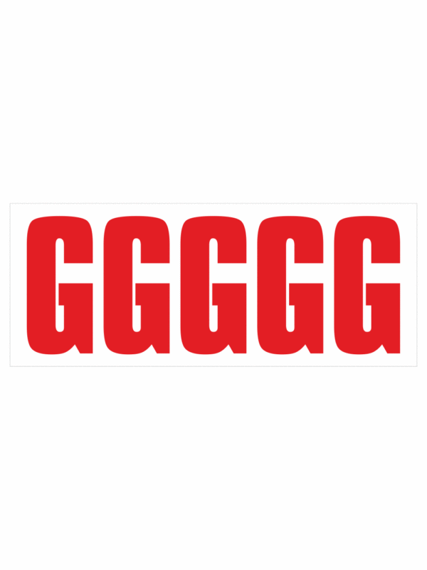 Samolepicí G červená