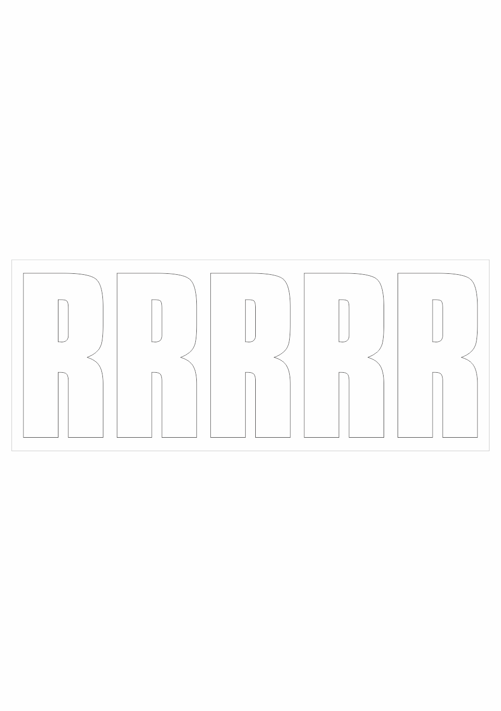 pis201rb Samolepicí R bílá - Obrázek 1