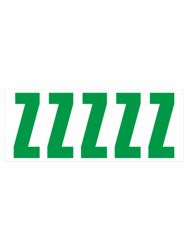 Samolepicí Z zelená