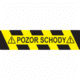 Podlahový nápis POZOR SCHODY