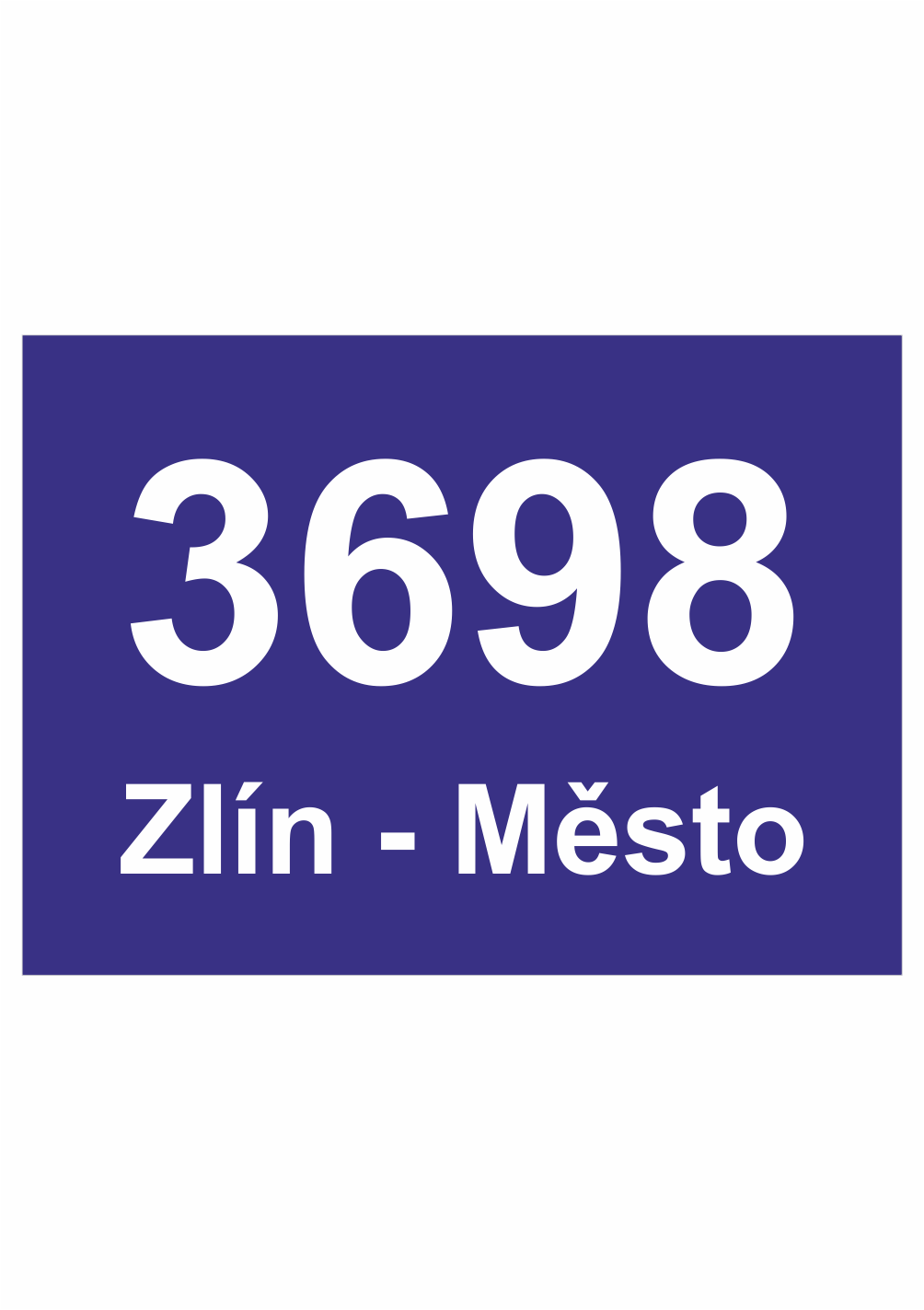 zlnpop Značení budov - Značení ulic a domů: Číslo popisné (Zlín, Modré)