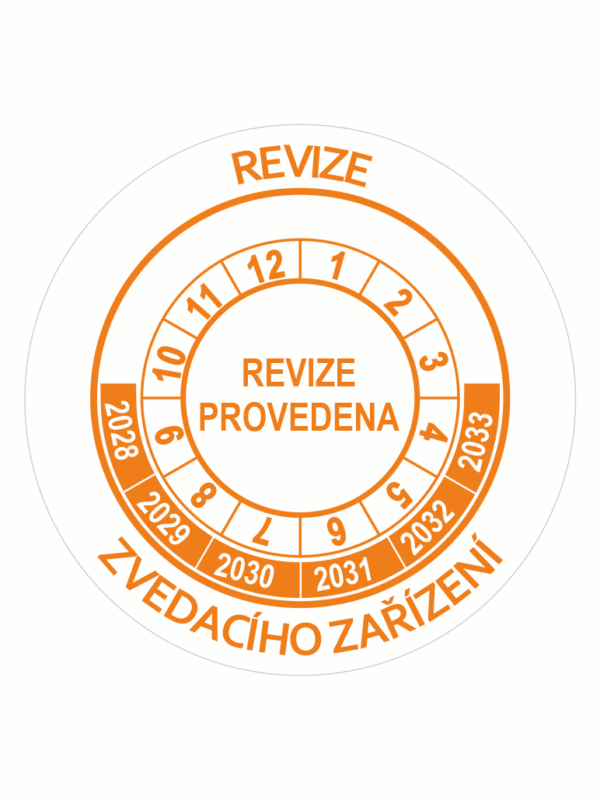 Revize zvedacího zařízení 2028-2033