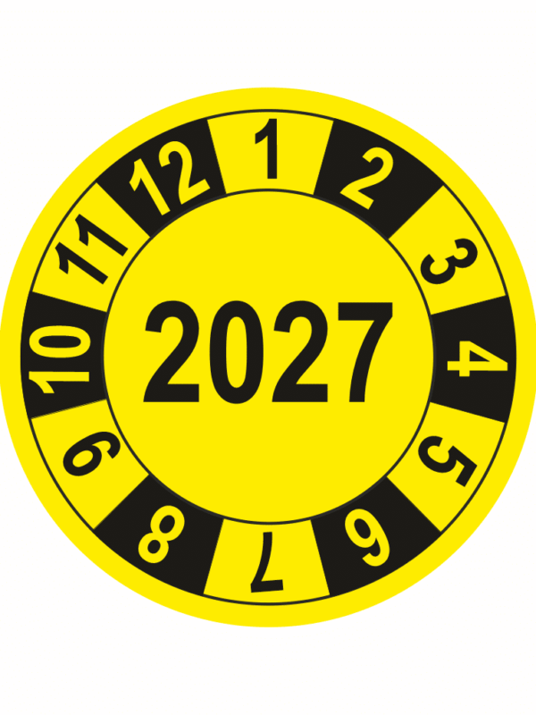 Kontrolný štítok  - 2027
