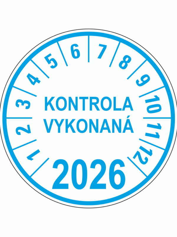 Kontrola vykonaná - 2026