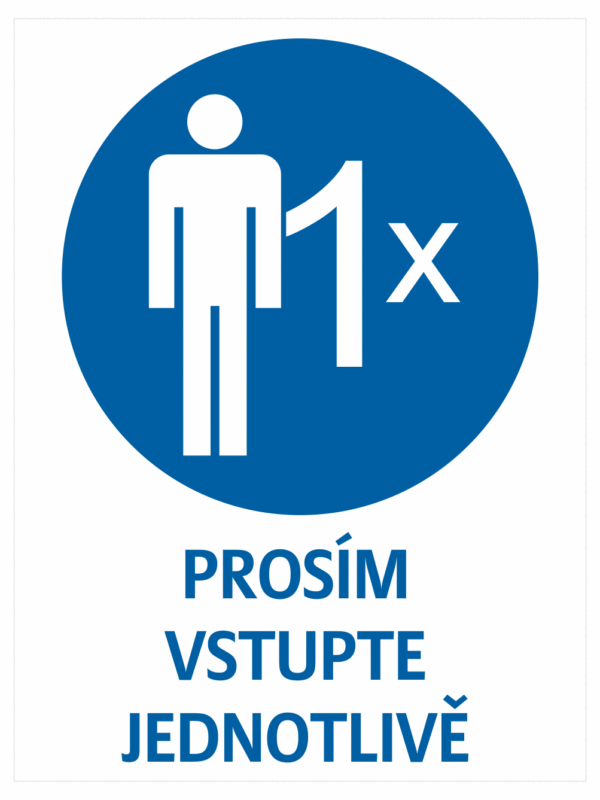 Vstupujte jednotlivě