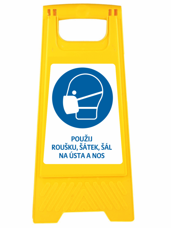 Tabule A - Prosím použijte roušku
