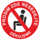 Zde nesedejte / Děkujeme