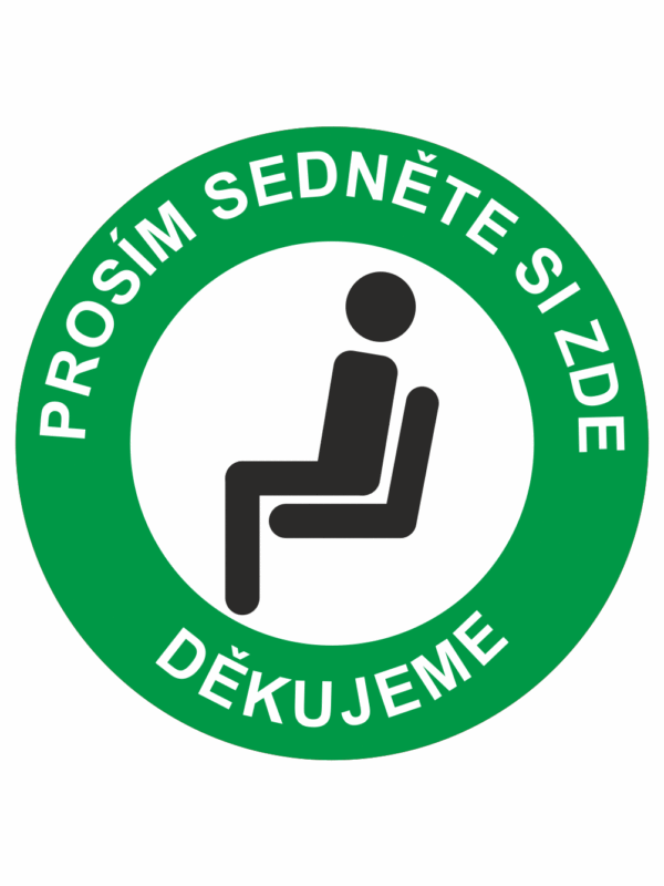 Sedněte si zde / Děkujeme