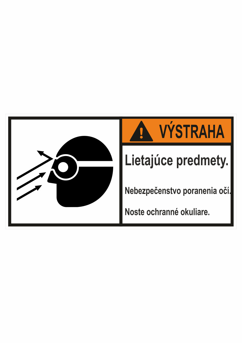 355145 Značenie stojov - Značenie podľa ISO 3864: Výstraha / Lieatujúce predmety