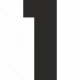 Čísla a písmena - Samolepiace písmena rezana: 1 (Čierné)