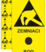 Elektro značenie - ESD značky: Zemniaci bod + Symbol