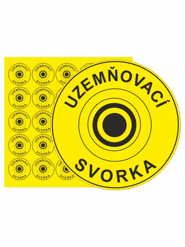 Elektro značenie - ESD značky: Uzemňovací svorka